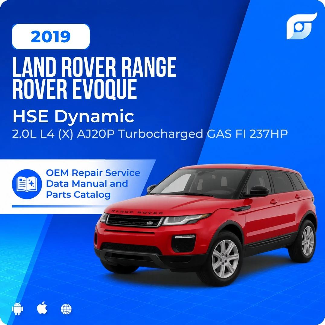 2019 Land Rover Range Rover Evoque HSE Dynamic - OEM Repair Service Manual