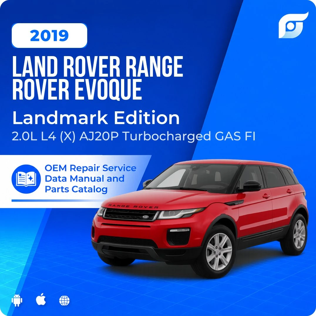 2019 Land Rover Range Rover Evoque Landmark Edition - OEM Repair Service Manual