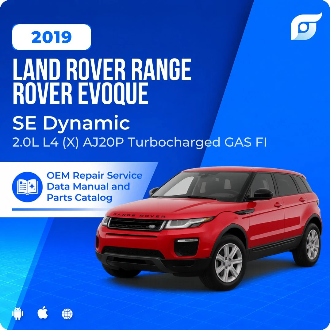 2019 Land Rover Range Rover Evoque SE Dynamic - OEM Repair Service Manual