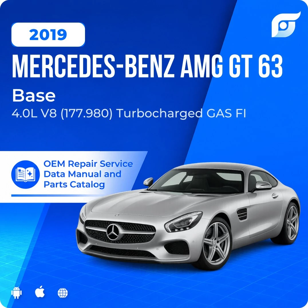 2019 Mercedes-Benz AMG GT 63 Base - OEM Repair Service Manual