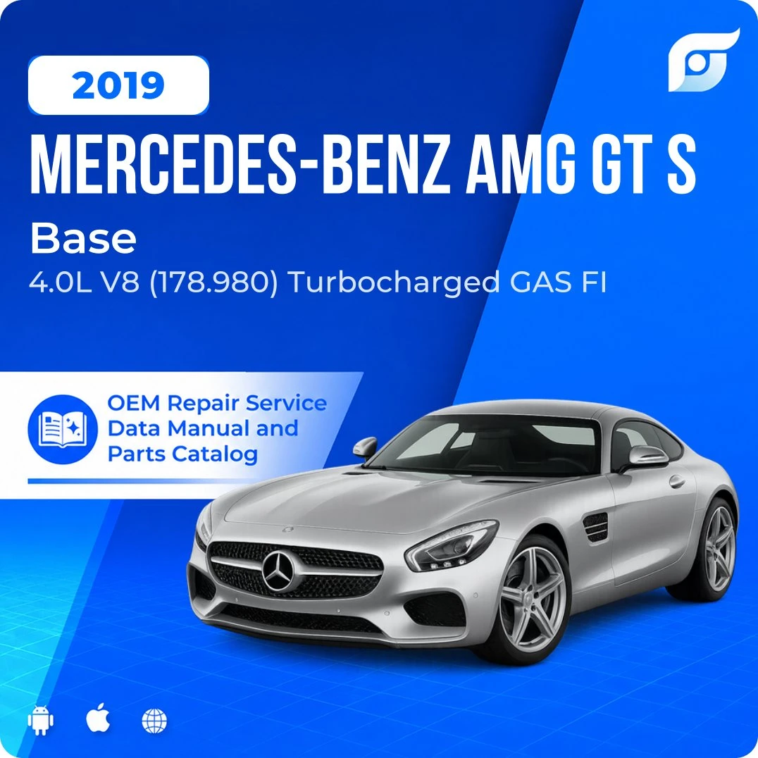 2019 Mercedes-Benz AMG GT S Base - OEM Repair Service Manual
