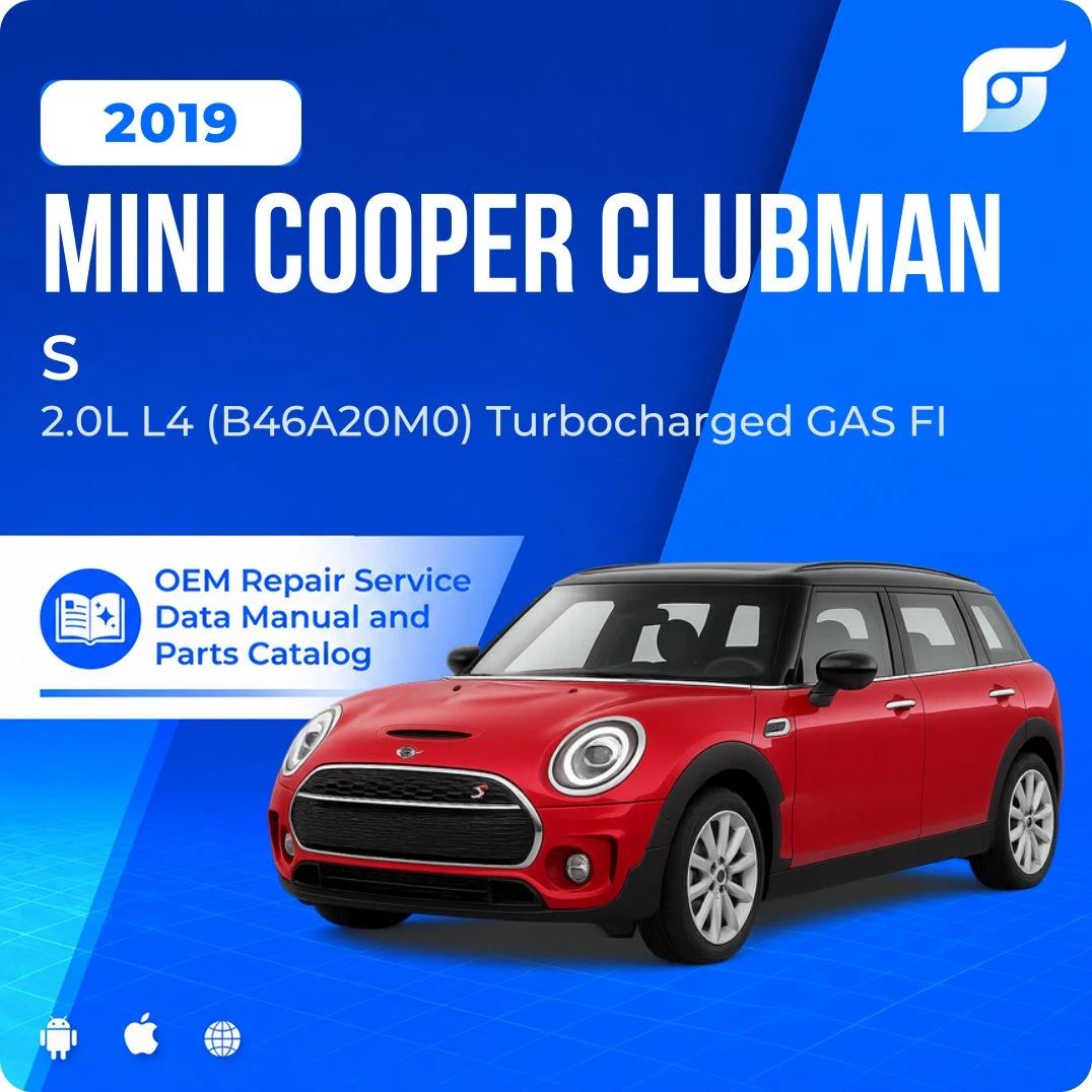 2019 Mini Cooper Clubman S - OEM Repair Service Manual