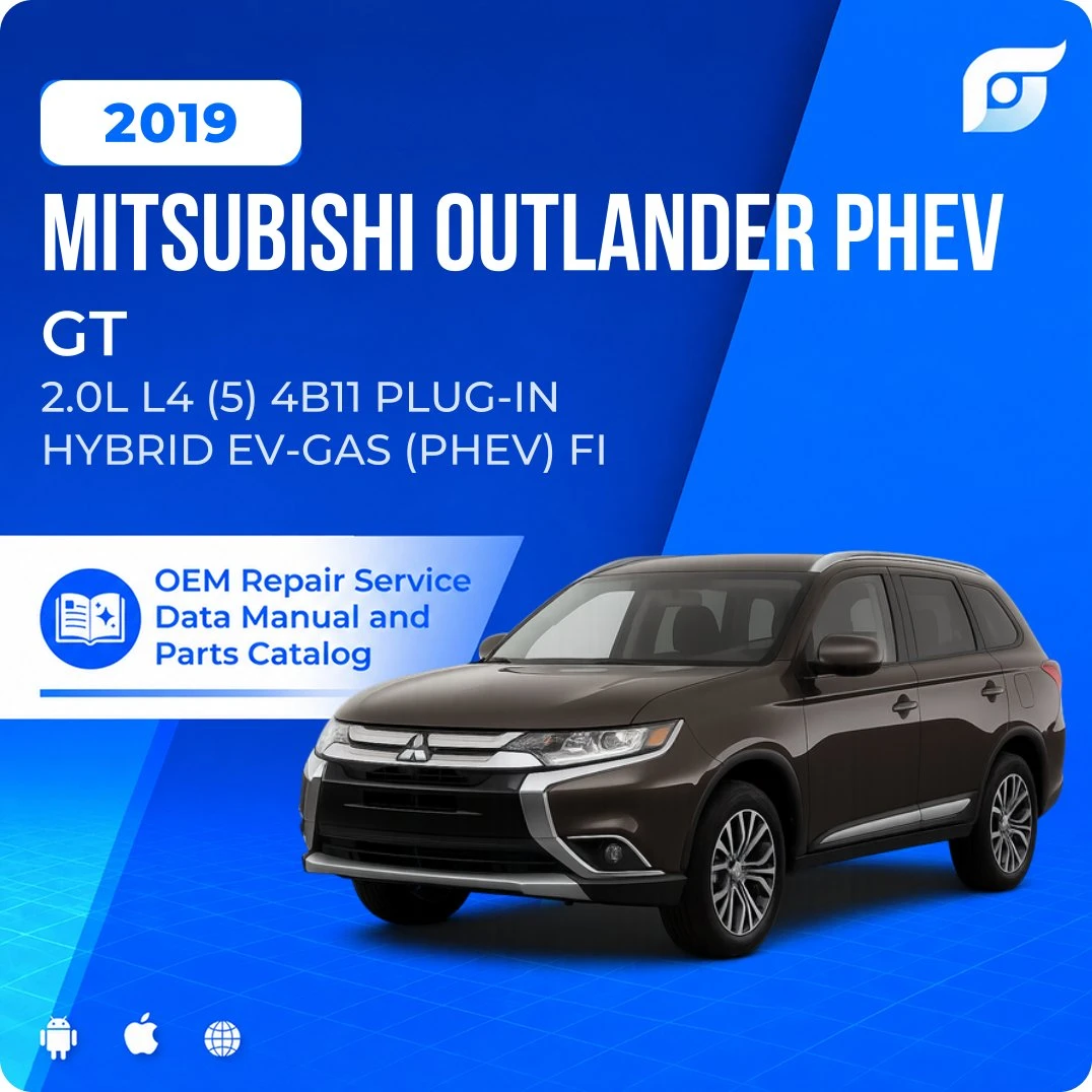 2019 Mitsubishi Outlander PHEV GT - OEM Repair Service Manual