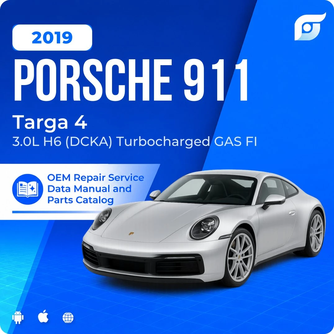 2019 Porsche 911 Targa 4 - OEM Repair Service Manual