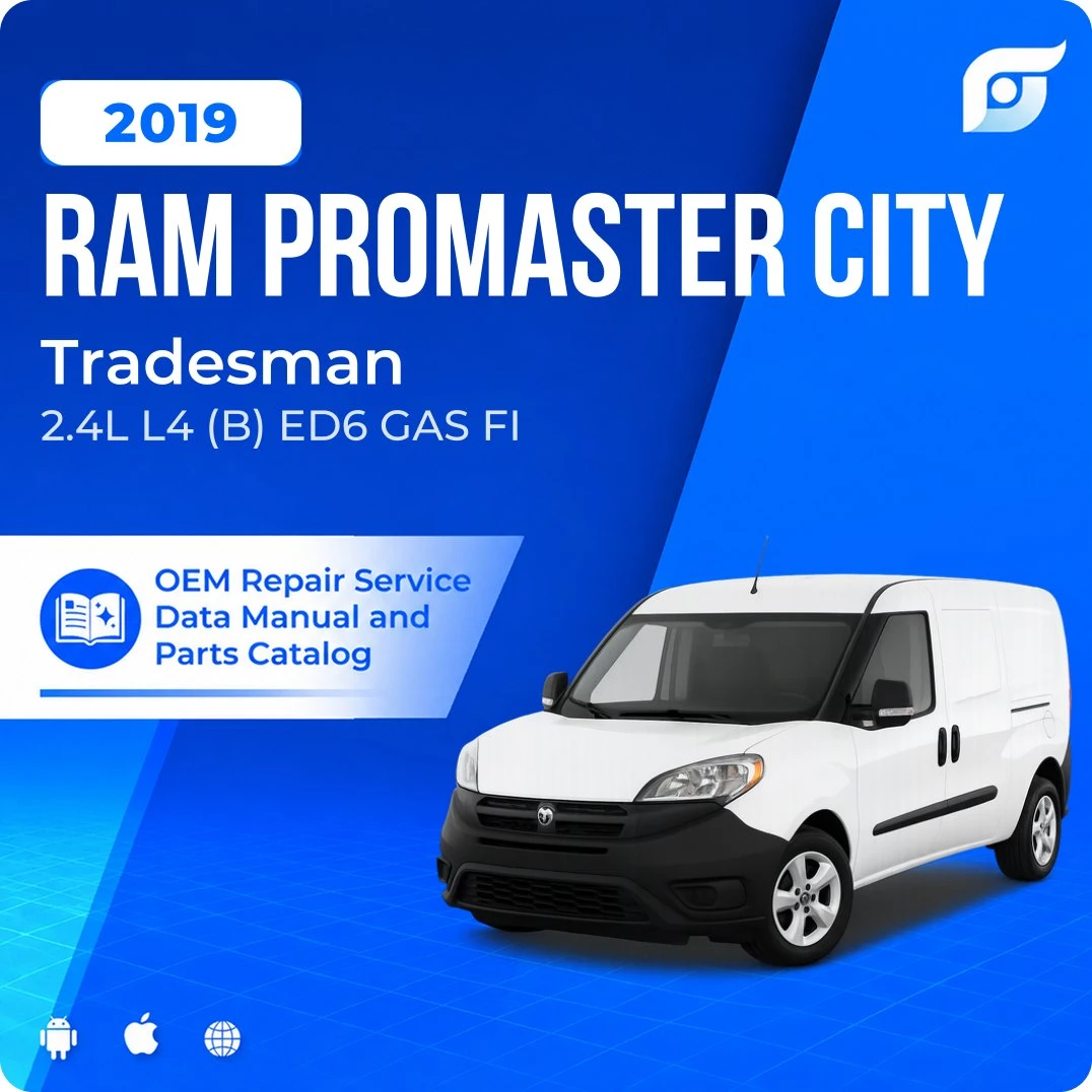2019 Ram ProMaster City Tradesman - OEM Repair Service Manual