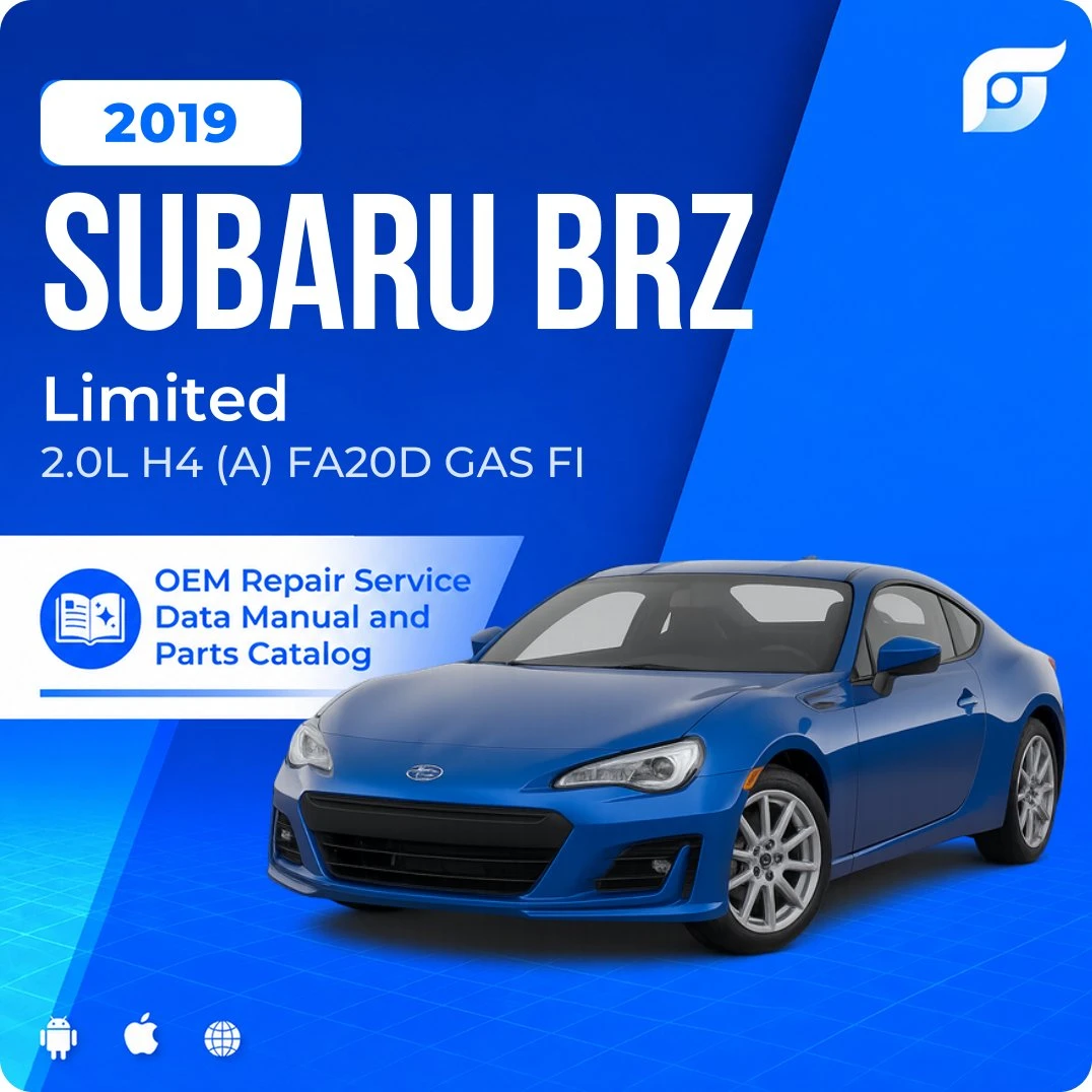 2019 Subaru BRZ Limited - OEM Repair Service Manual