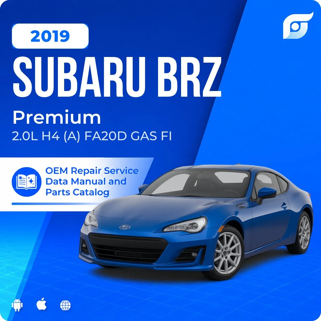 2019 Subaru BRZ Premium - OEM Repair Service Manual
