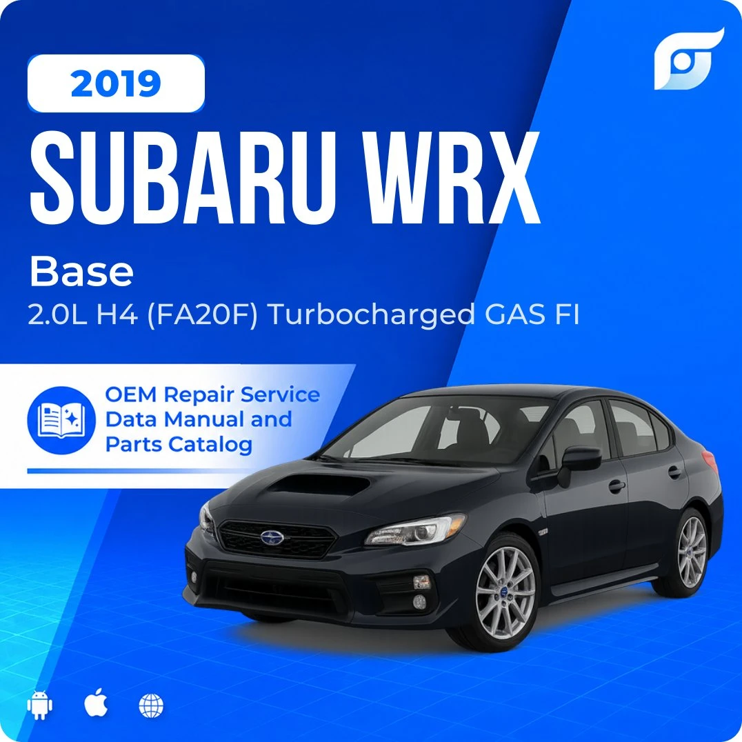 2019 Subaru WRX Base - OEM Repair Service Manual