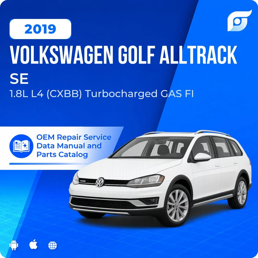 2019 Volkswagen Golf Alltrack SE - OEM Repair Service Manual