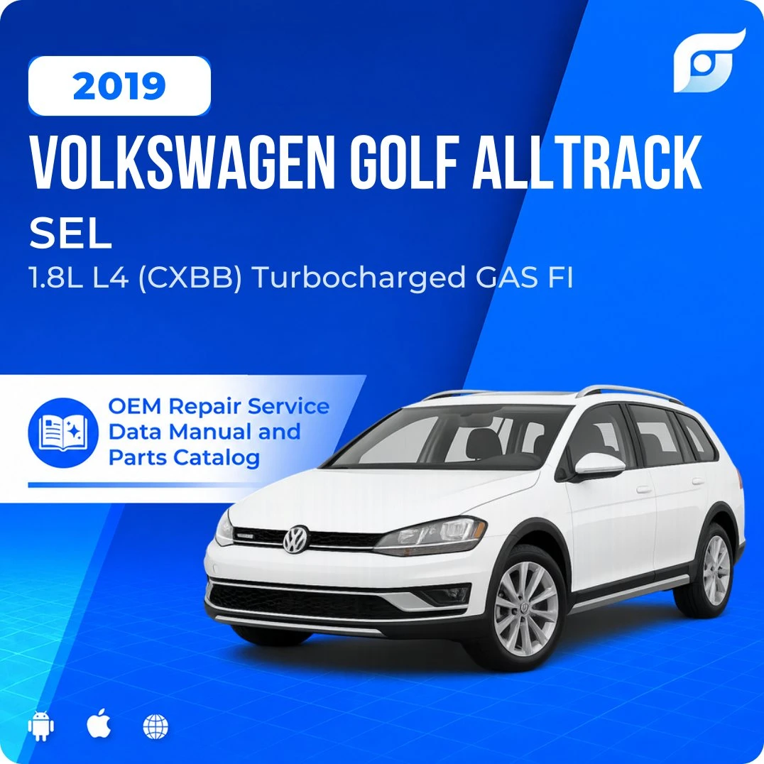 2019 Volkswagen Golf Alltrack SEL - OEM Repair Service Manual
