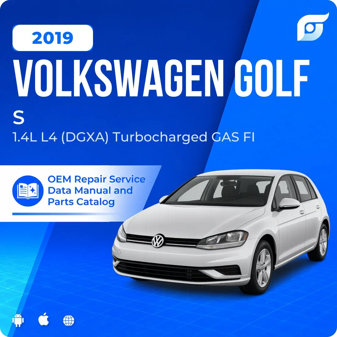 2019 Volkswagen Golf S - OEM Repair Service Manual