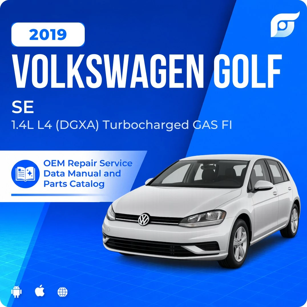 2019 Volkswagen Golf SE - OEM Repair Service Manual
