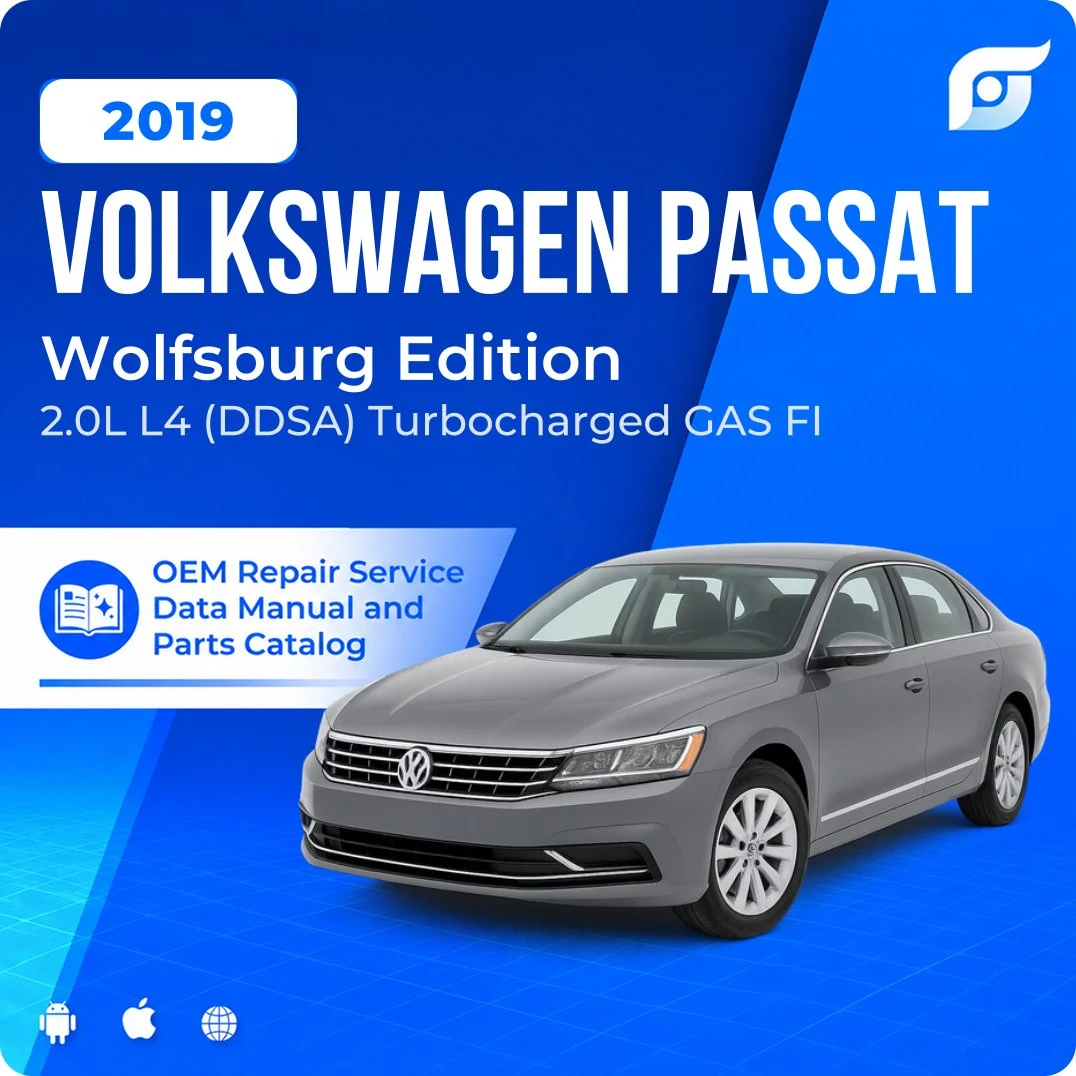 2019 Volkswagen Passat Wolfsburg Edition - OEM Repair Service Manual