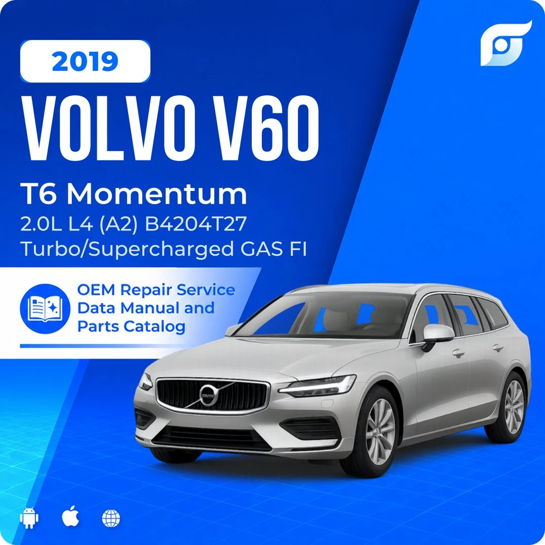 2019 Volvo V60 T6 Momentum - OEM Repair Service Manual
