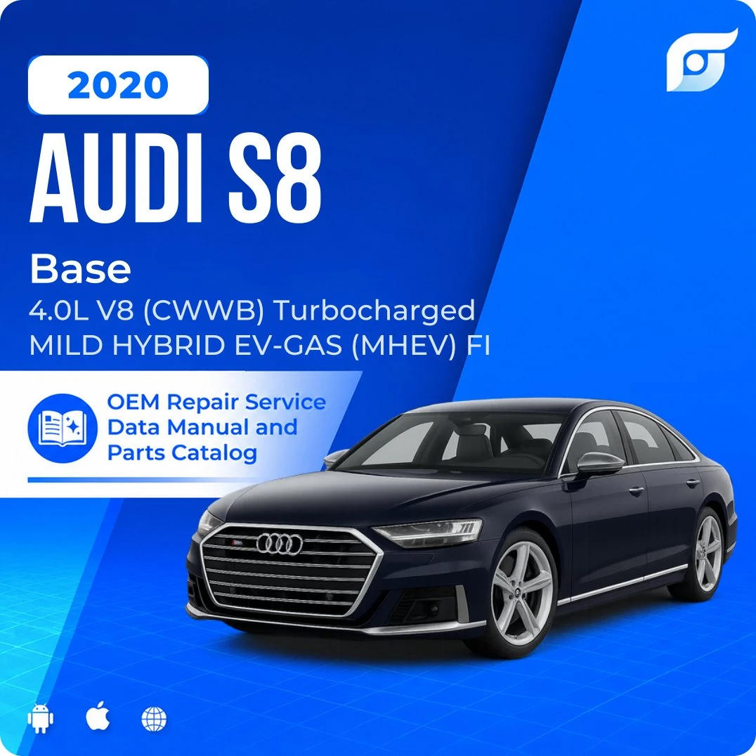 2020 Audi S8 Base - OEM Repair Service Manual
