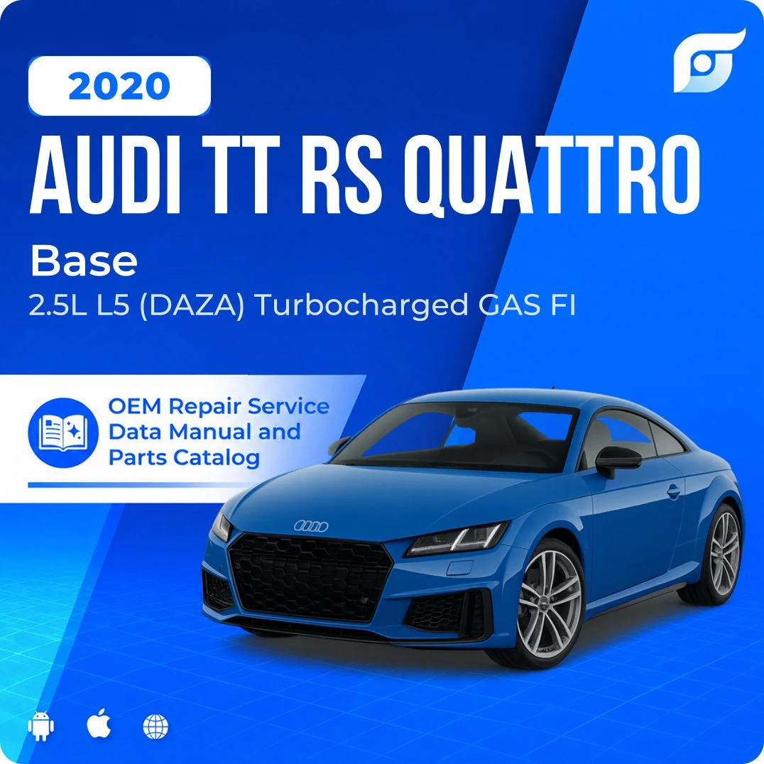 2020 Audi TT RS Quattro Base - OEM Repair Service Manual