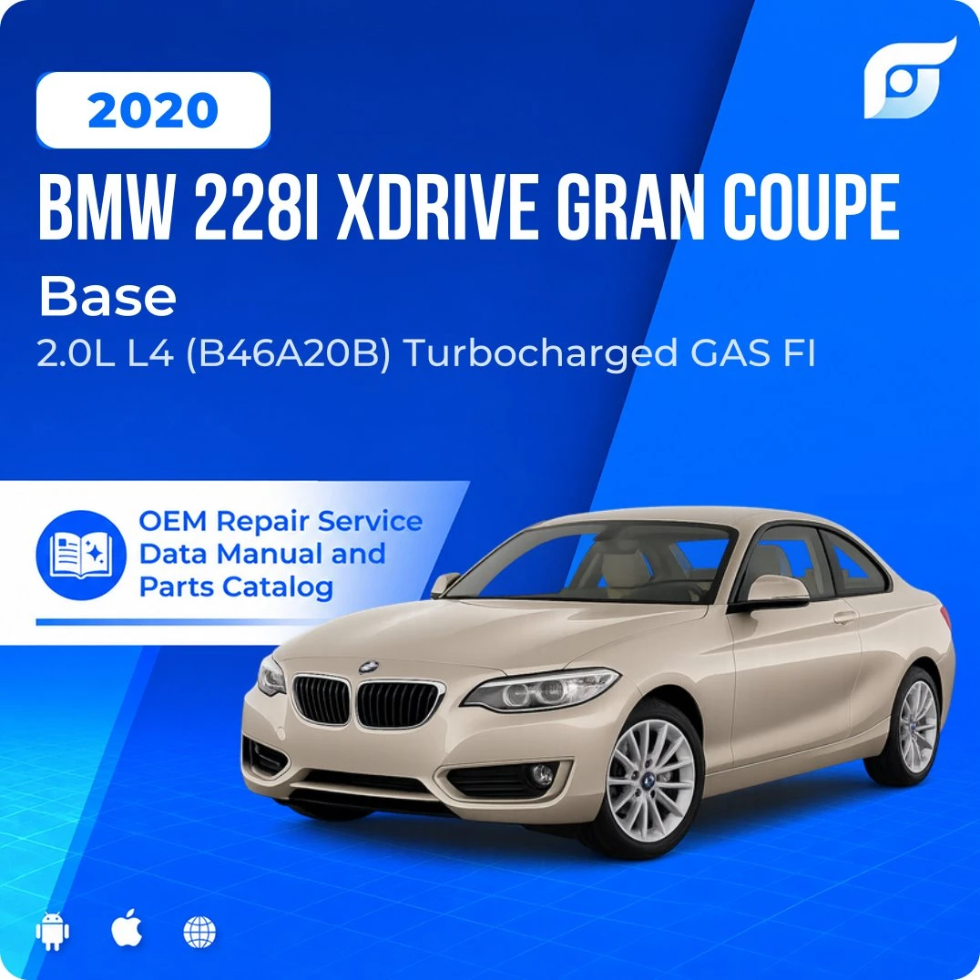 2020 BMW 228i xDrive Gran Coupe Base - OEM Repair Service Manual