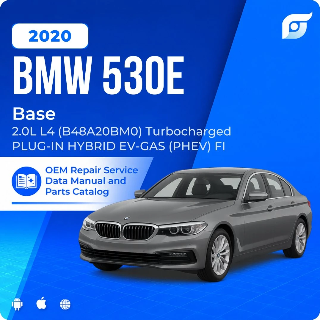 2020 BMW 530e Base - OEM Repair Service Manual
