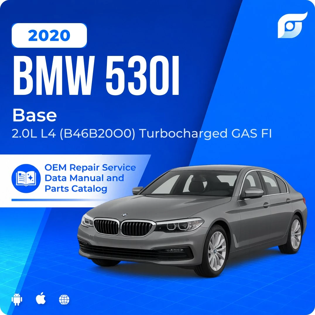 2020 BMW 530i Base - OEM Repair Service Manual