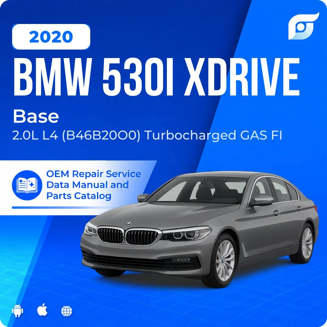 2020 BMW 530i xDrive Base - OEM Repair Service Manual
