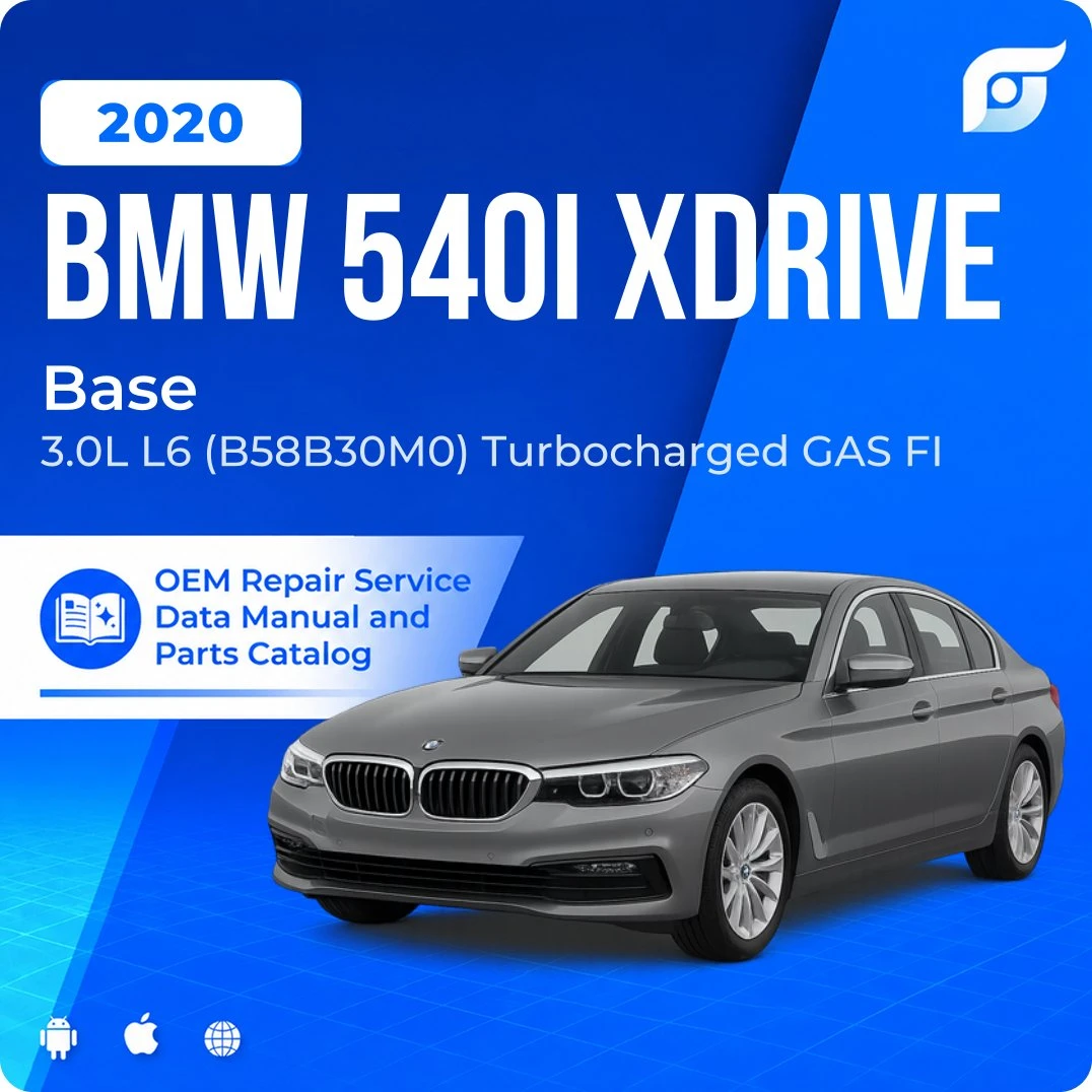 2020 BMW 540i xDrive Base - OEM Repair Service Manual