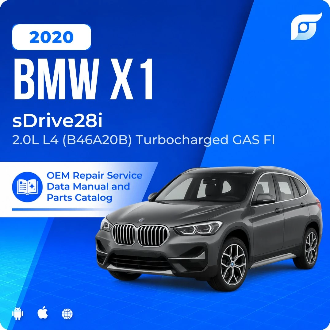 2020 BMW X1 sDrive28i - OEM Repair Service Manual