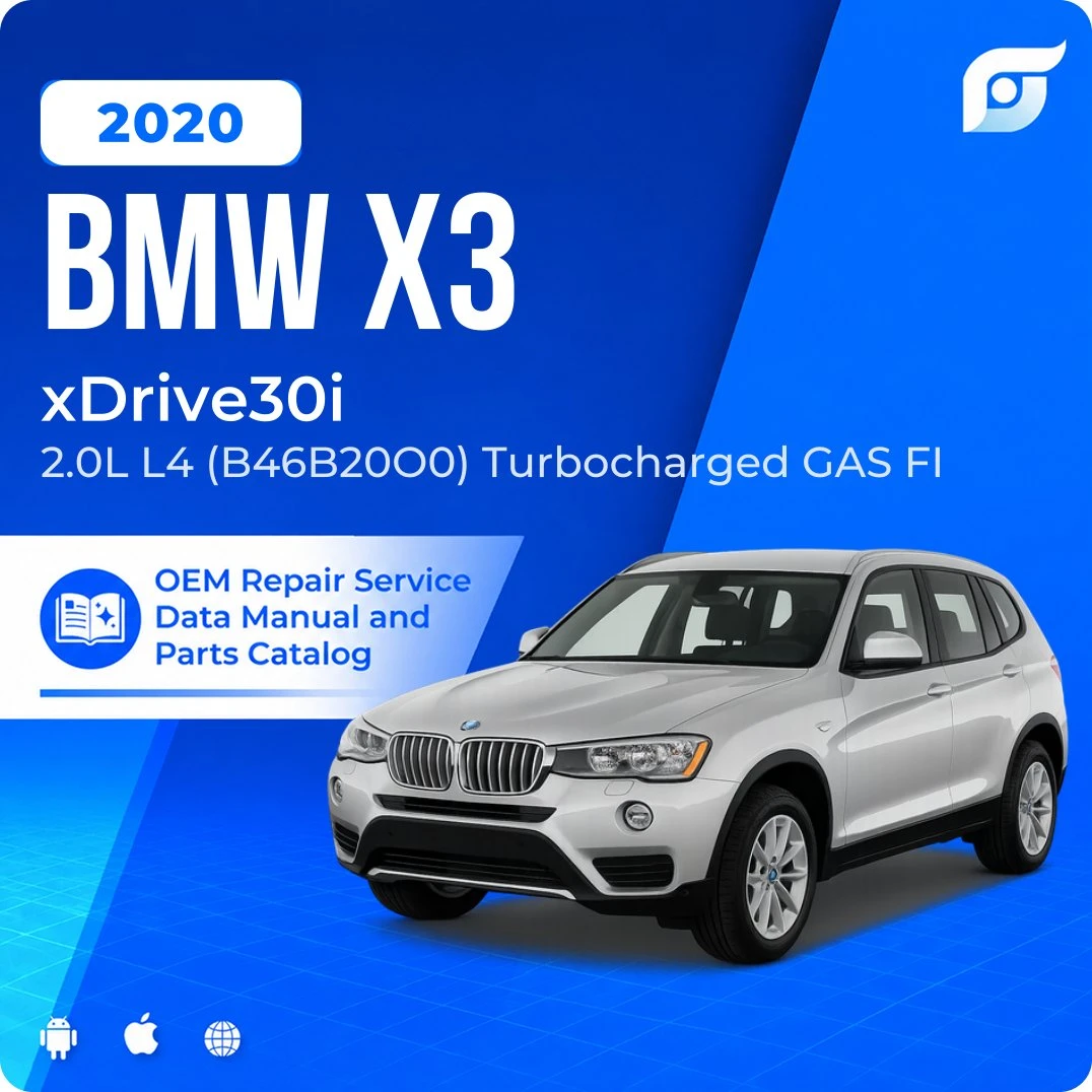 2020 BMW X3 xDrive30i - OEM Repair Service Manual