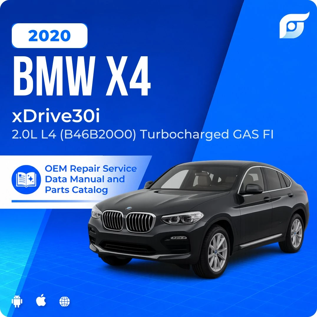 2020 BMW X4 xDrive30i - OEM Repair Service Manual