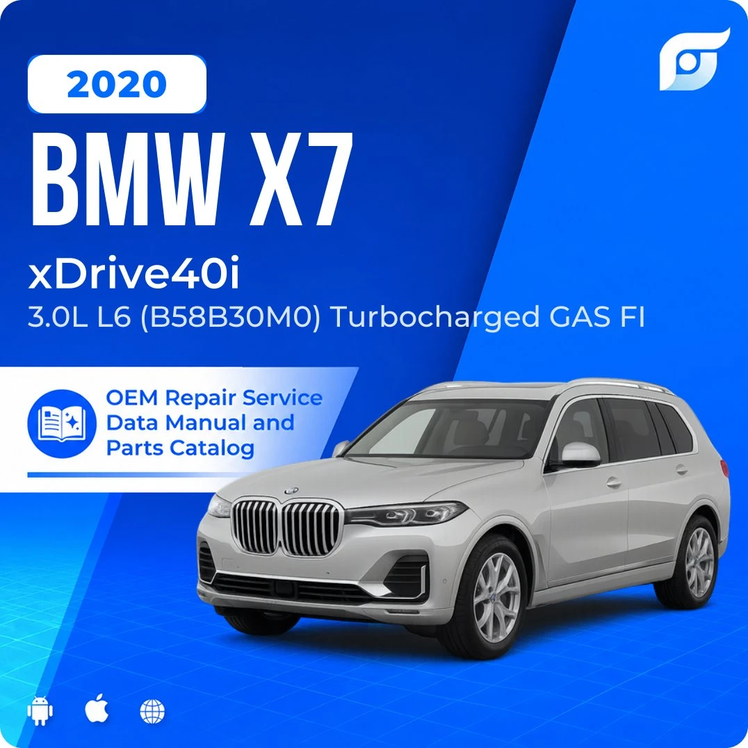 2020 BMW X7 xDrive40i - OEM Repair Service Manual