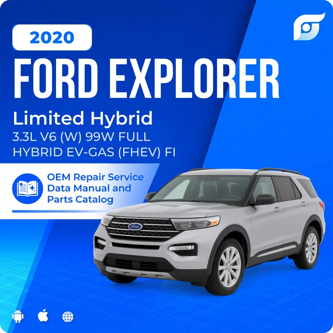 2020 Ford Explorer Limited Hybrid - OEM Repair Service Manual