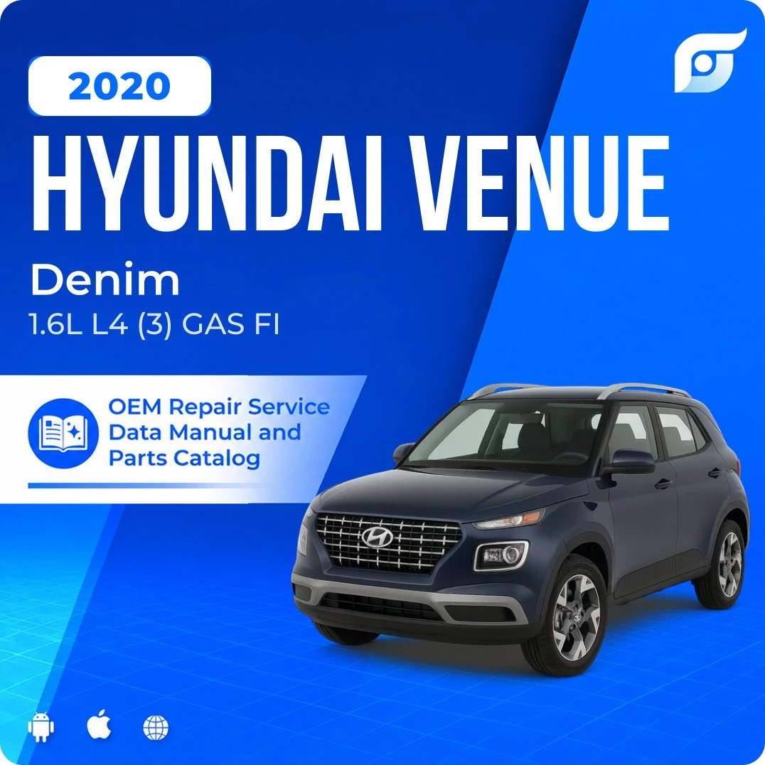 2020 Hyundai Venue Denim - OEM Repair Service Manual