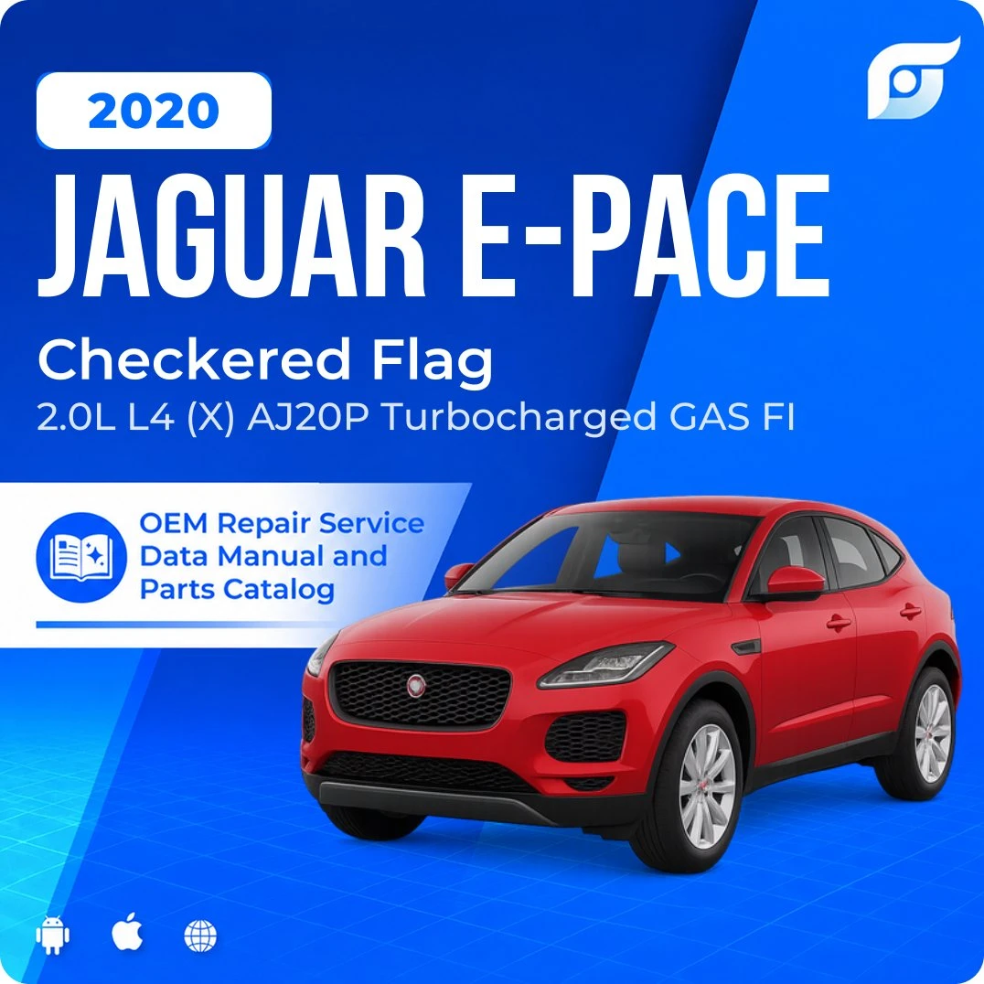 2020 Jaguar E-Pace Checkered Flag - OEM Repair Service Manual