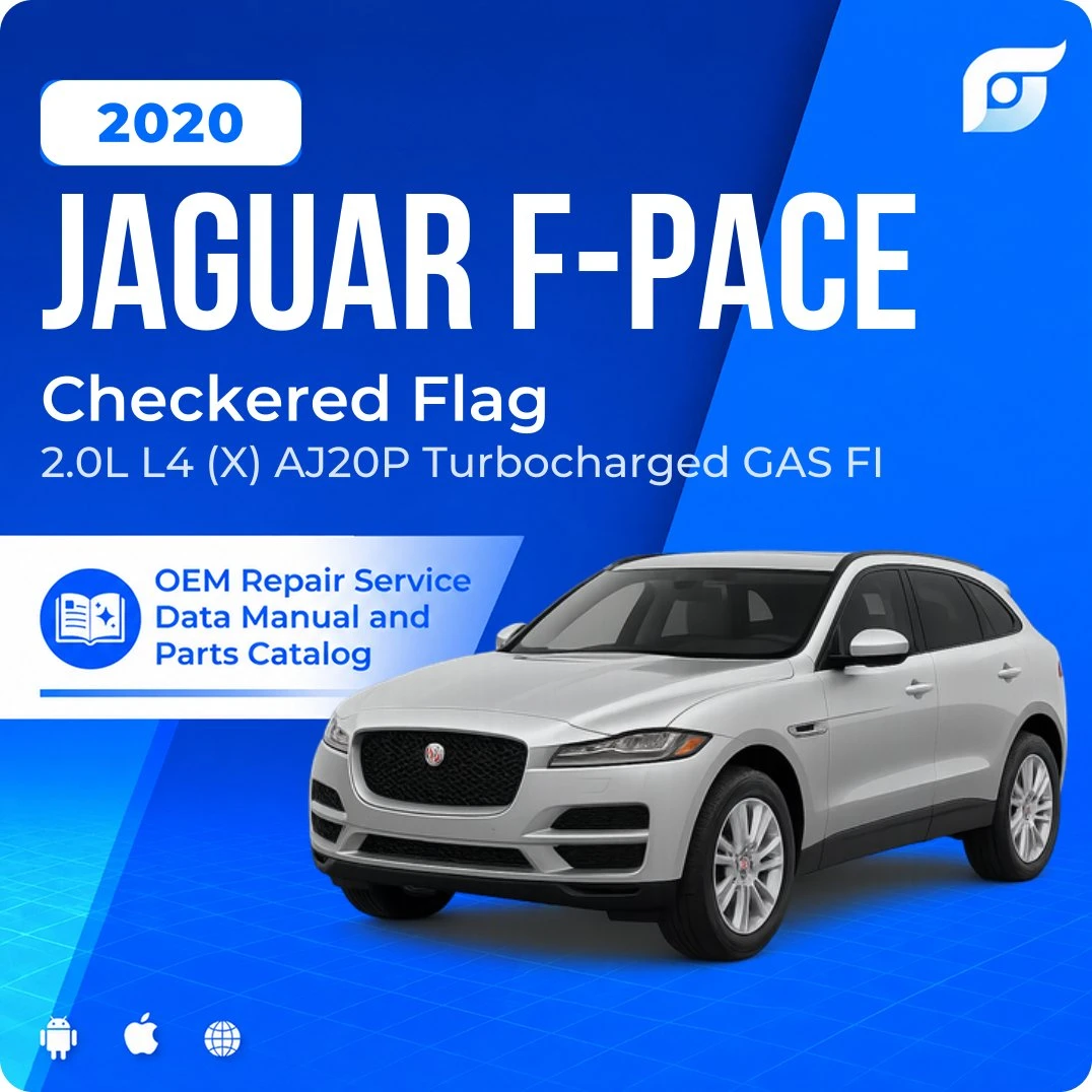 2020 Jaguar F-Pace Checkered Flag - OEM Repair Service Manual