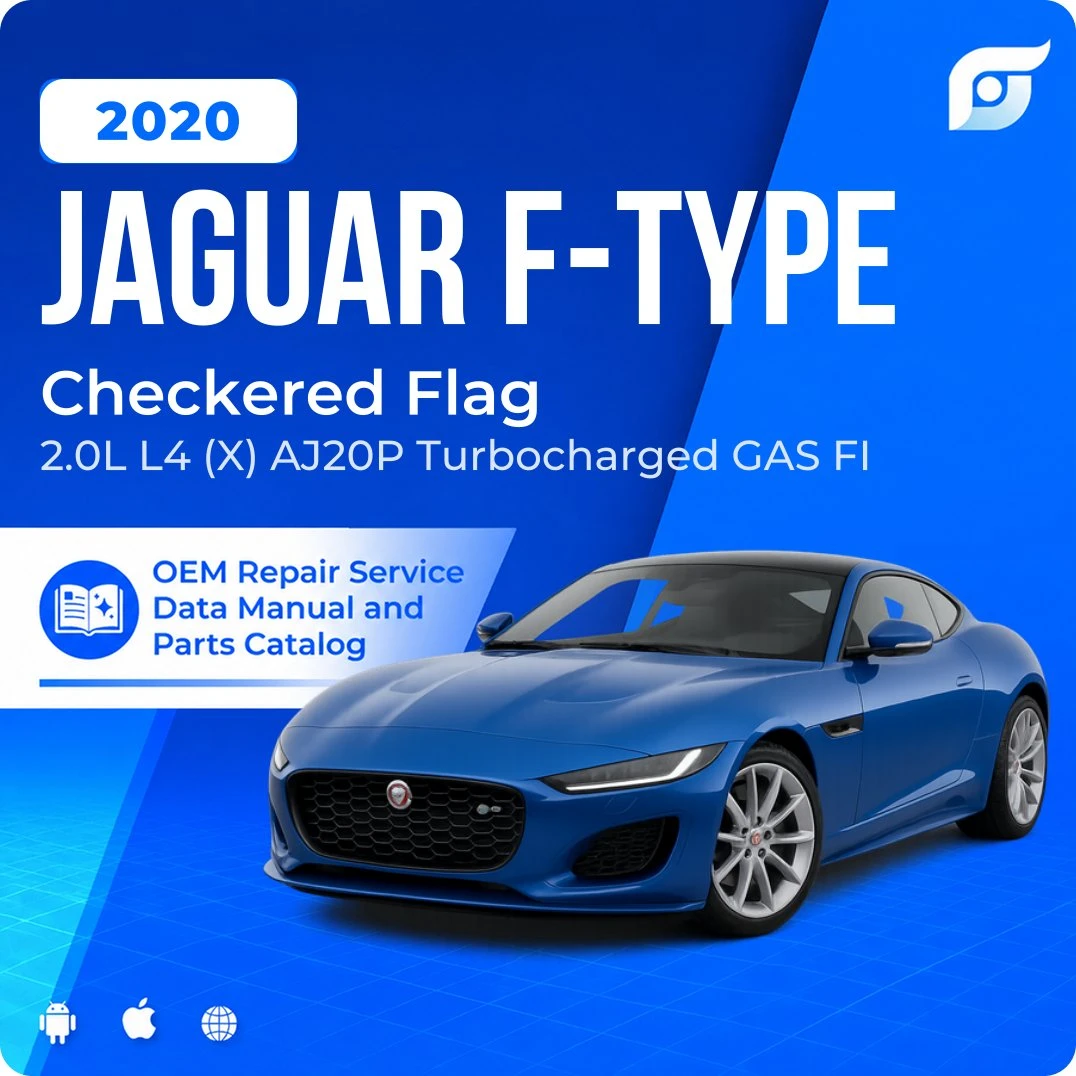 2020 Jaguar F-Type Checkered Flag - OEM Repair Service Manual