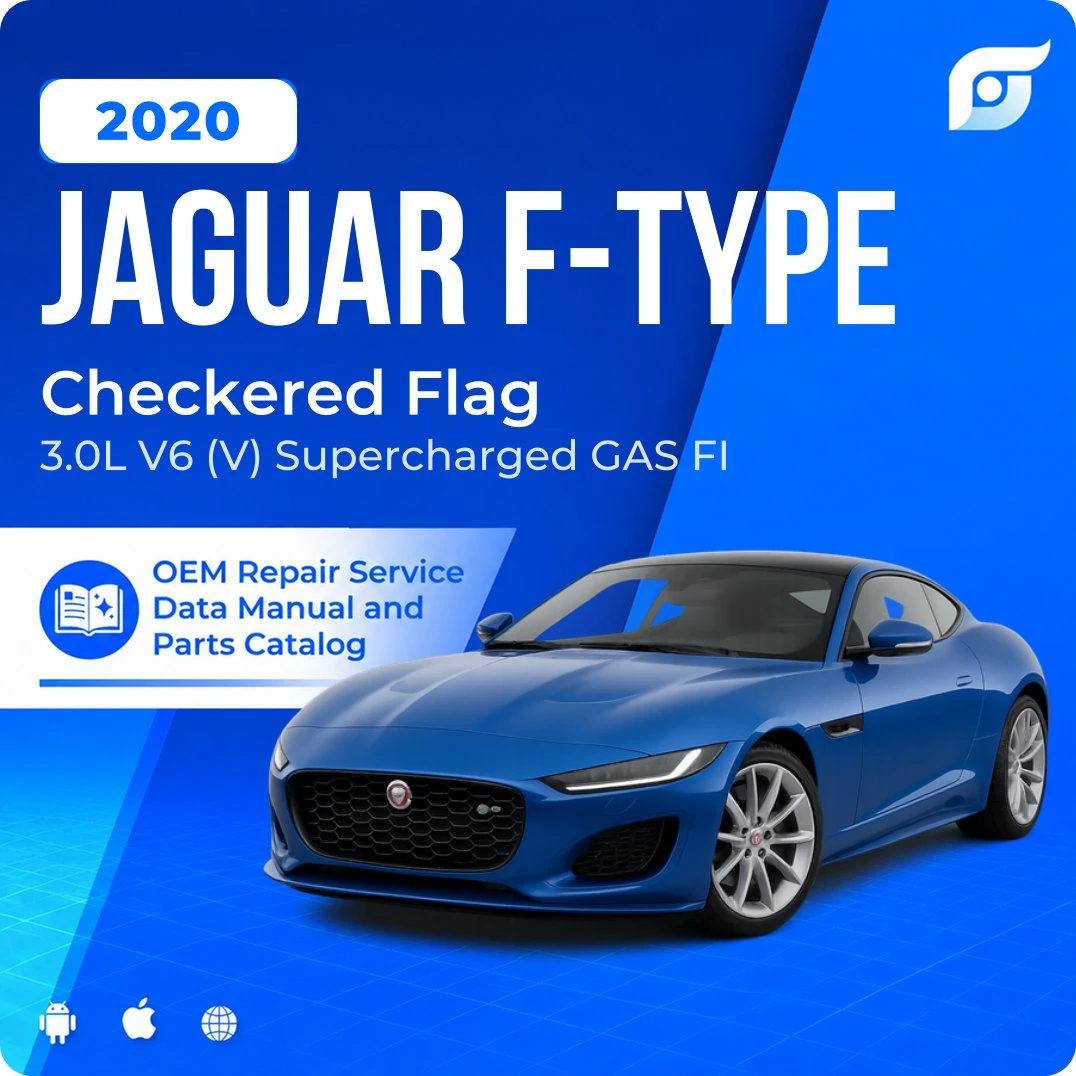 2020 Jaguar F-Type Checkered Flag - OEM Repair Service Manual