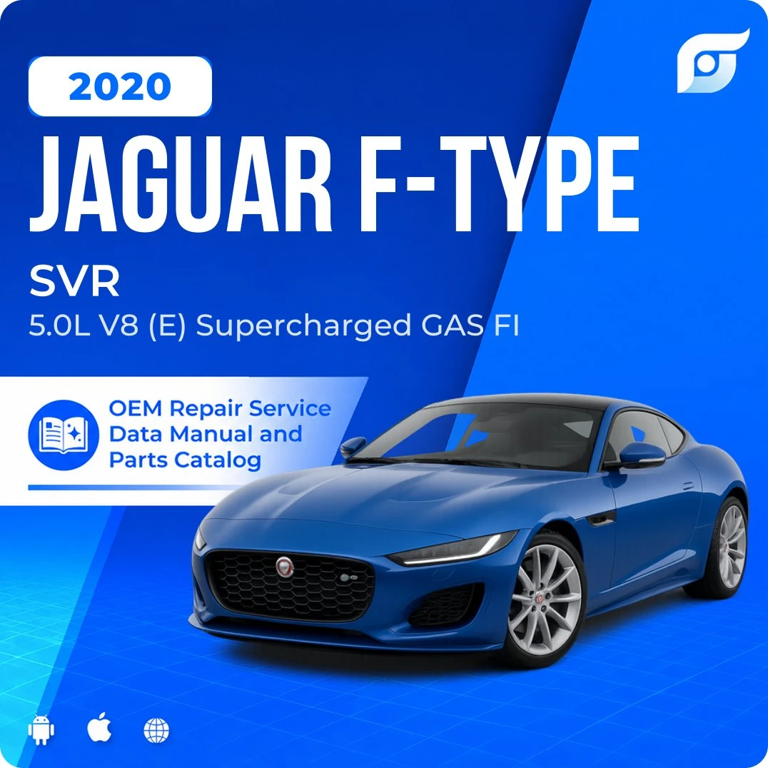 2020 Jaguar F-Type SVR - OEM Repair Service Manual