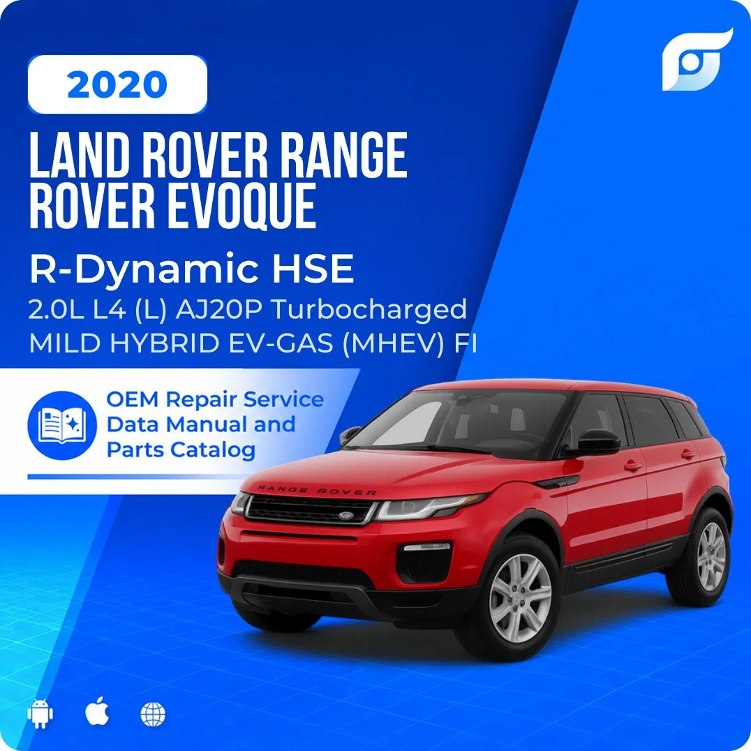 2020 Land Rover Range Rover Evoque R-Dynamic HSE - OEM Repair Service Manual