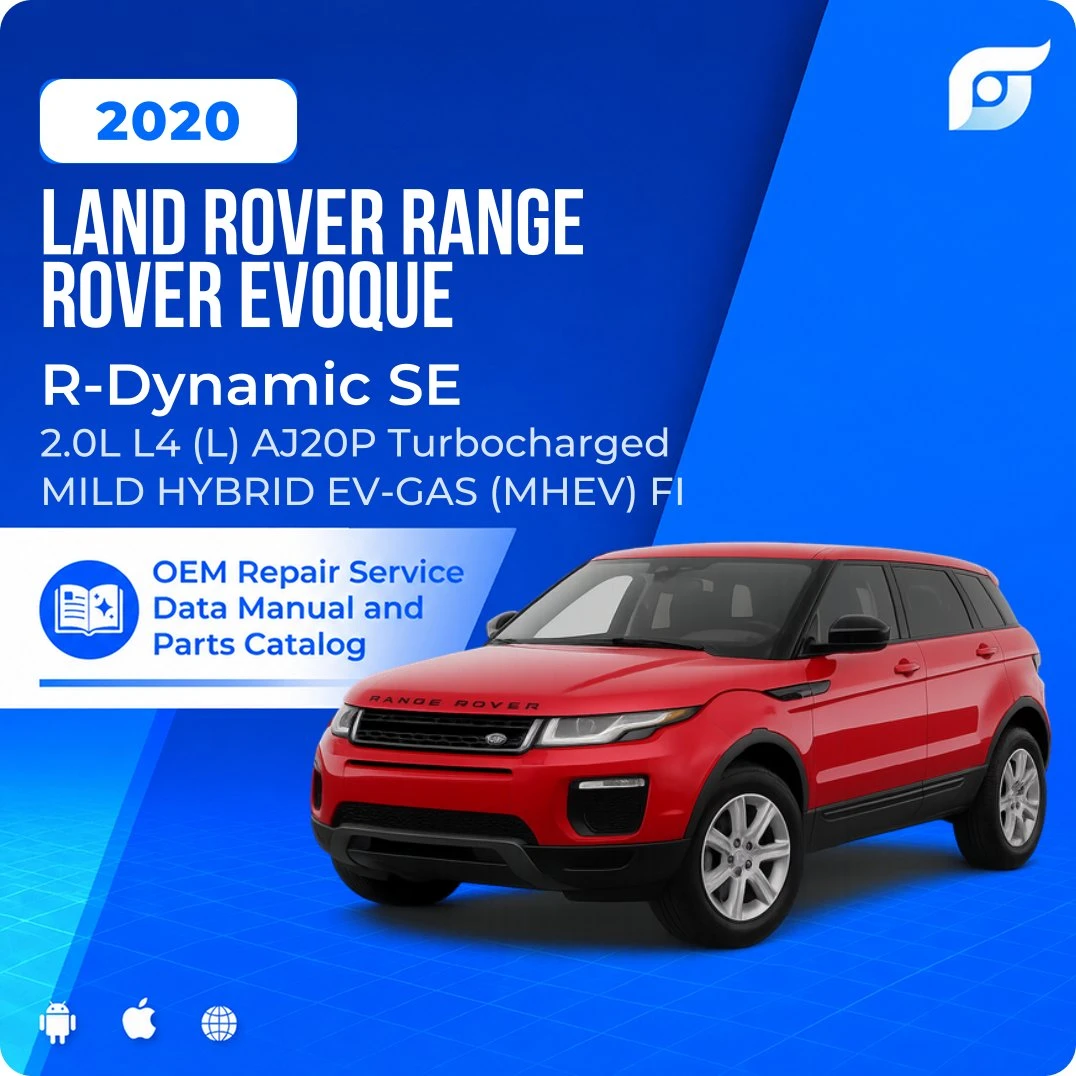 2020 Land Rover Range Rover Evoque R-Dynamic SE - OEM Repair Service Manual