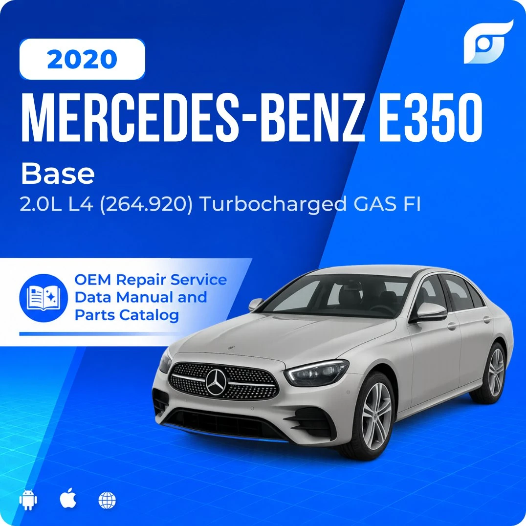2020 Mercedes-Benz E350 Base - OEM Repair Service Manual