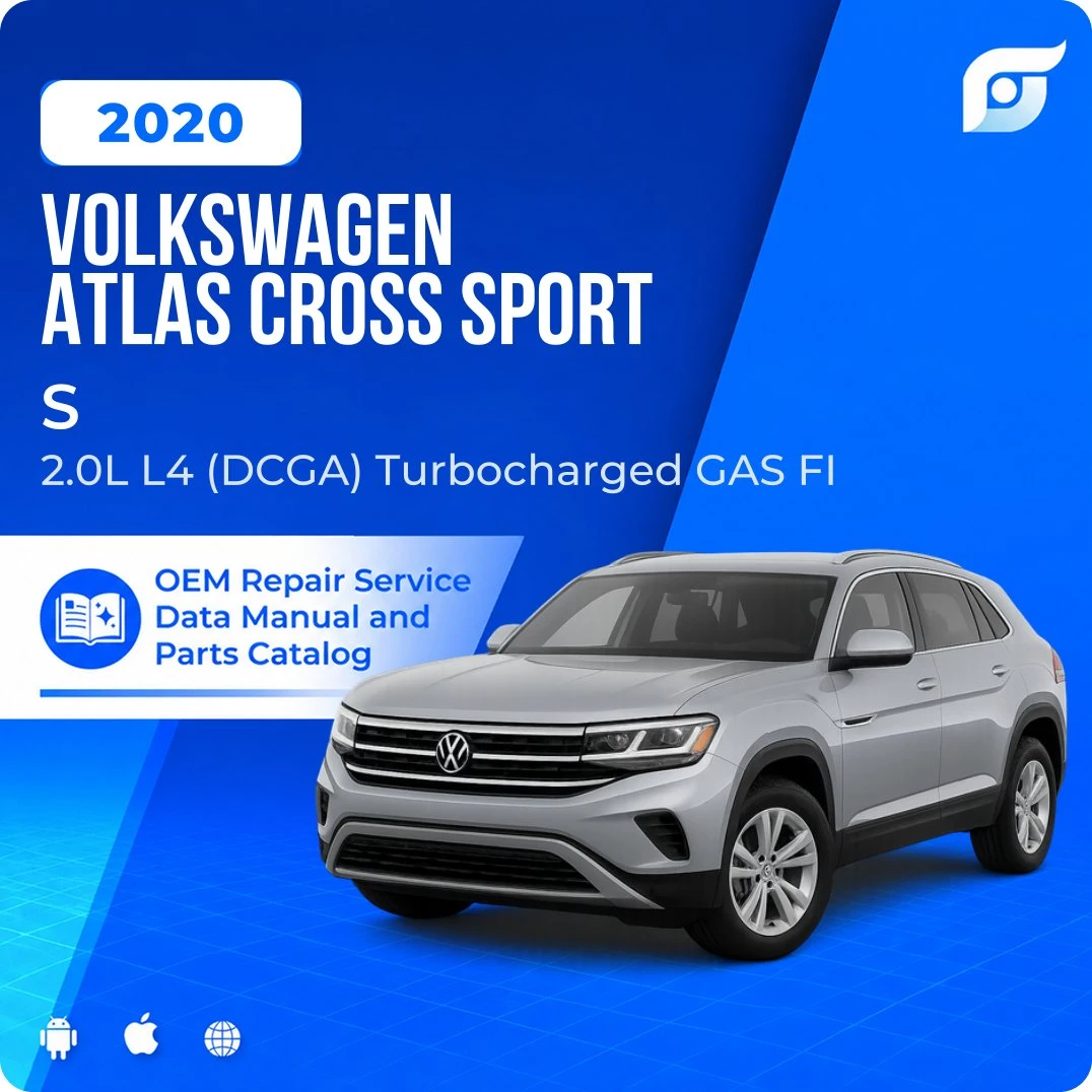 2020 Volkswagen Atlas Cross Sport S - OEM Repair Service Manual