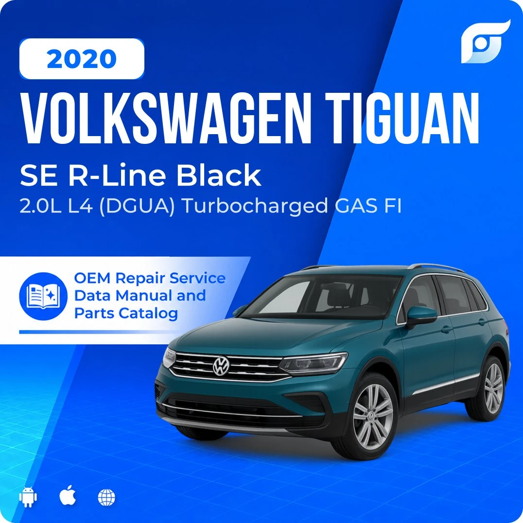 2020 Volkswagen Tiguan SE R-Line Black - OEM Repair Service Manual