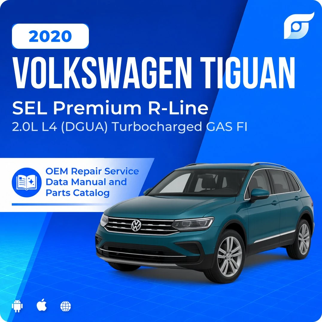 2020 Volkswagen Tiguan SEL Premium R-Line - OEM Repair Service Manual