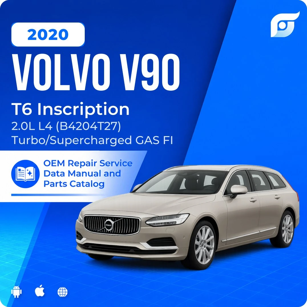 2020 Volvo V90 T6 Inscription - OEM Repair Service Manual