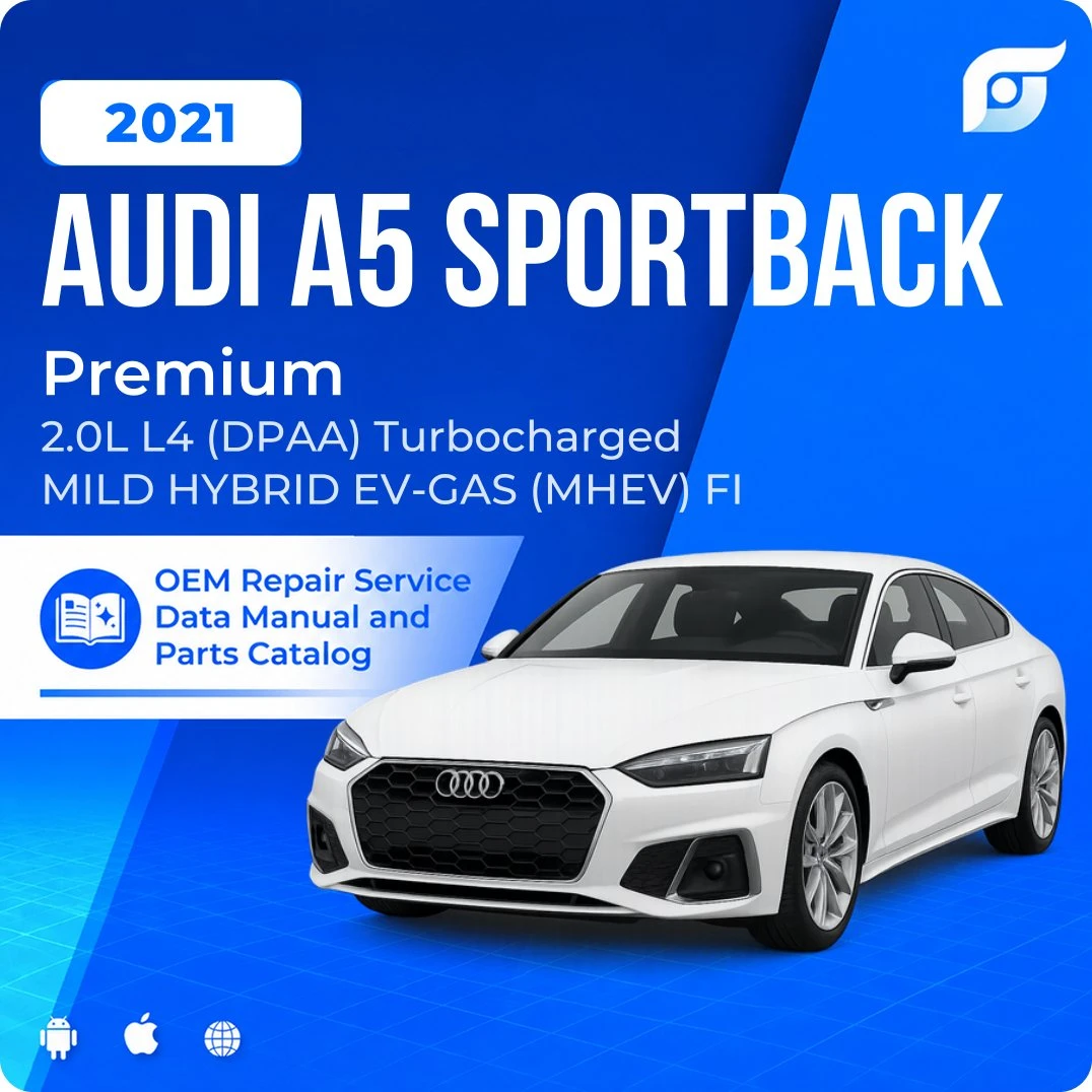 2021 Audi A5 Sportback Premium - OEM Repair Service Manual