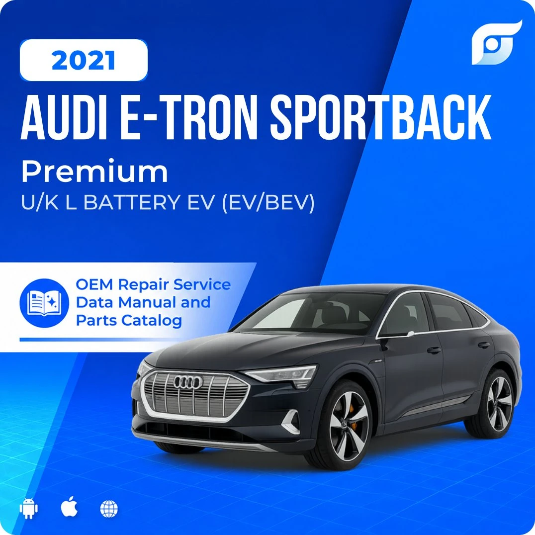 2021 Audi e-tron Sportback Premium - OEM Repair Service Manual