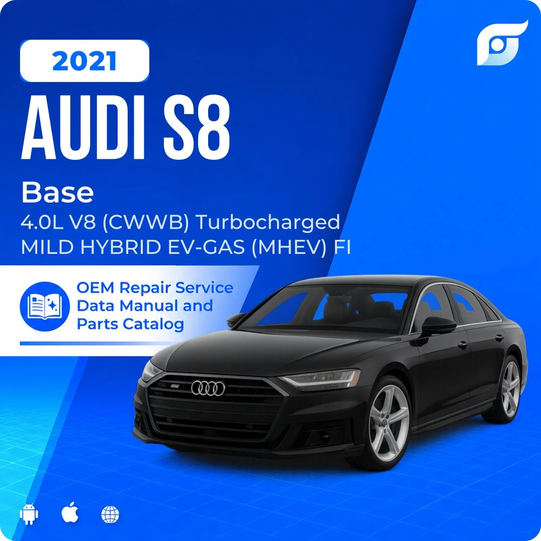 2021 Audi S8 Base - OEM Repair Service Manual