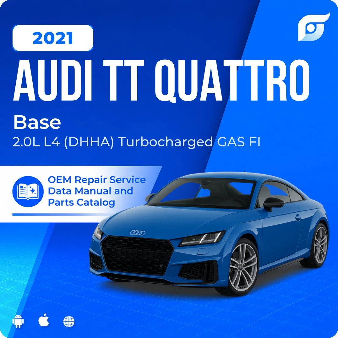 2021 Audi TT Quattro Base - OEM Repair Service Manual