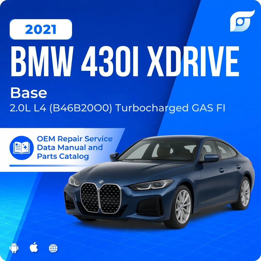 2021 BMW 430i xDrive Base - OEM Repair Service Manual