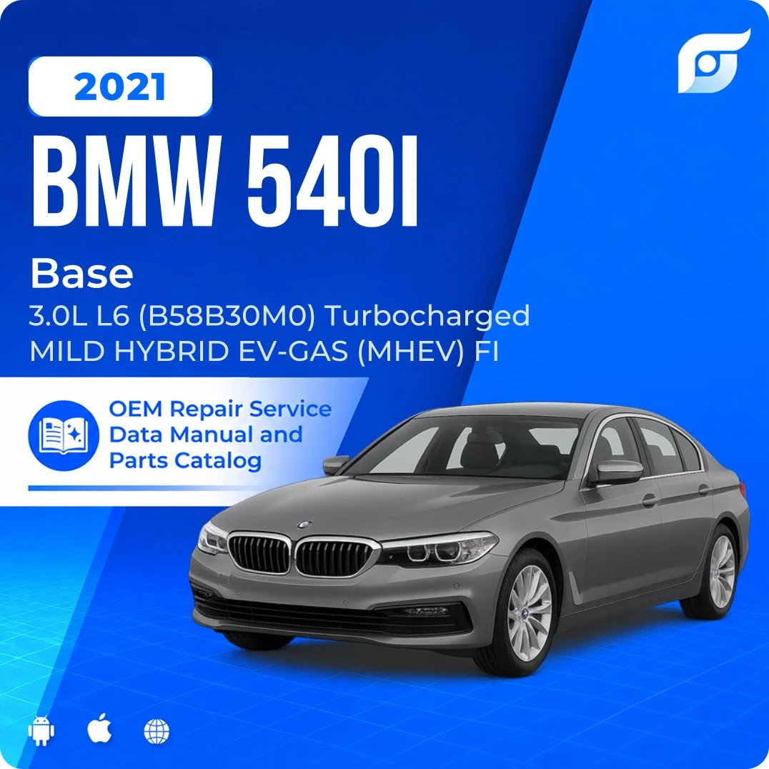 2021 BMW 540i Base - OEM Repair Service Manual