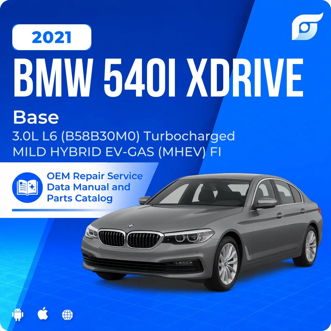 2021 BMW 540i xDrive Base - OEM Repair Service Manual